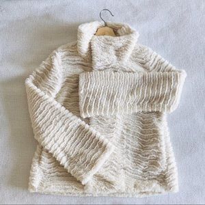 Patagonia 'Pelage' Cream Fleece Jacket W’s Small